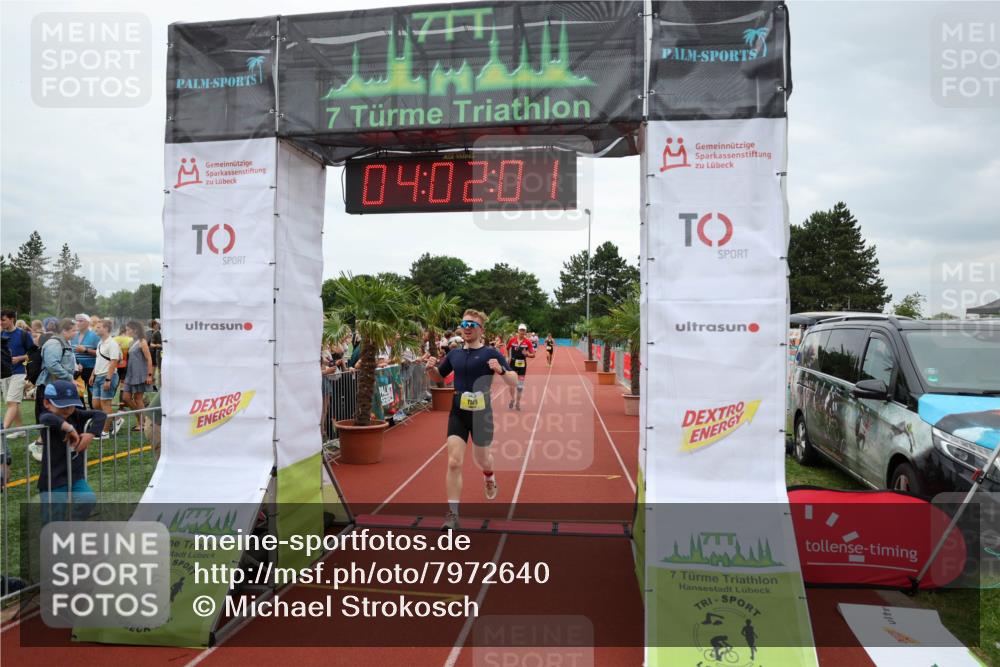 15.06.2025 - 7 Türme Triathlon Michael Strokosch http://msf.ph/oto/7972640 15.06.2025 14:02:00 Ziel 784, 880, 1149 meine-sportfotos.de