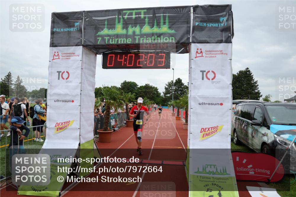 15.06.2025 - 7 Türme Triathlon Michael Strokosch http://msf.ph/oto/7972664 15.06.2025 14:02:03 Ziel 880, 1123, 1149 meine-sportfotos.de