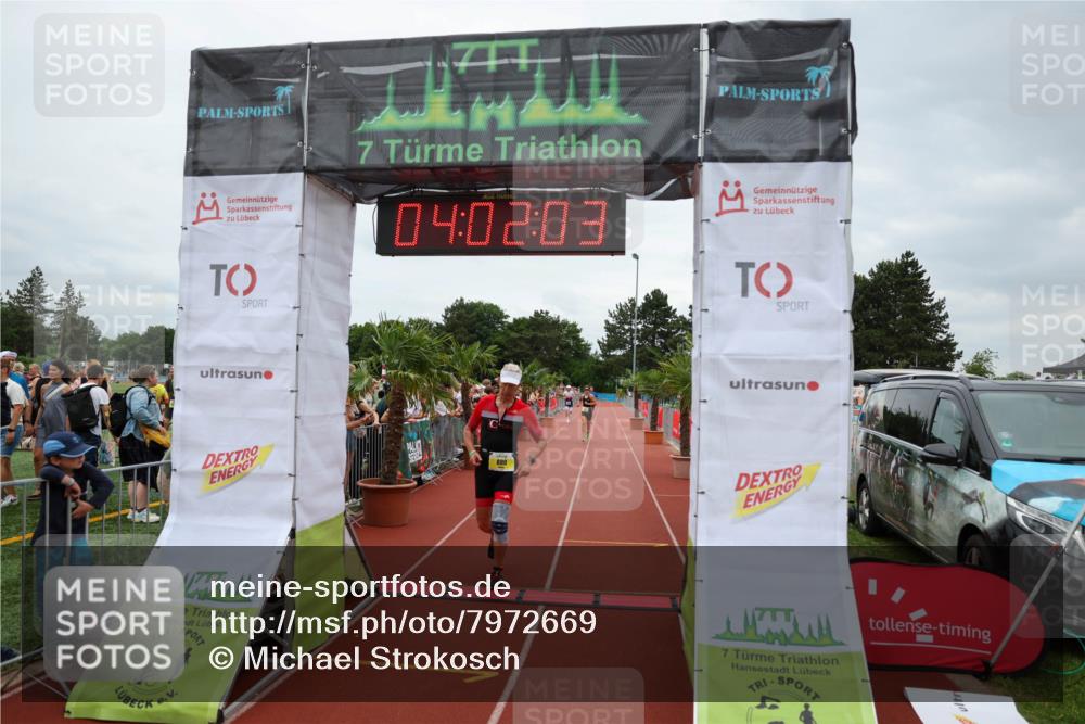 15.06.2025 - 7 Türme Triathlon Michael Strokosch http://msf.ph/oto/7972669 15.06.2025 14:02:03 Ziel 880, 1123, 1149 meine-sportfotos.de