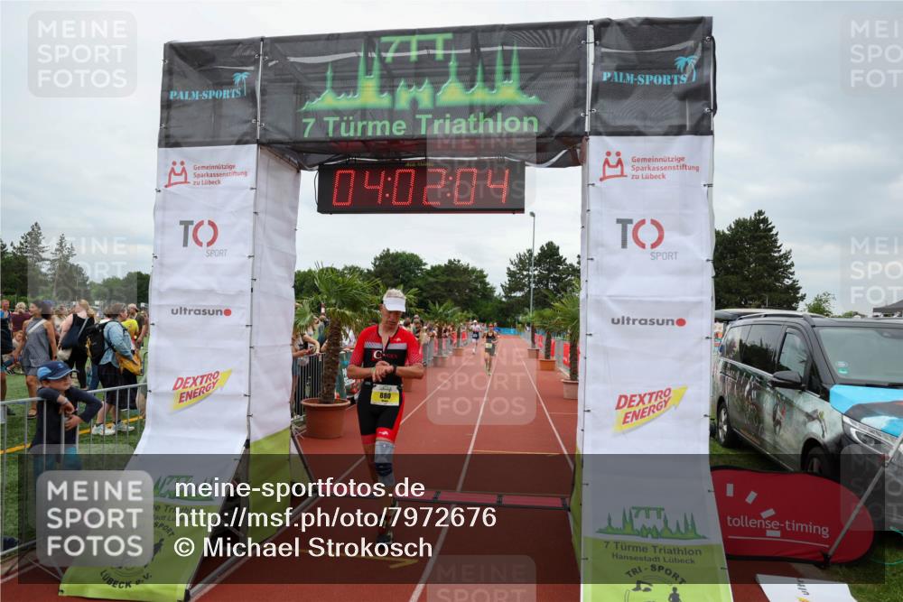 15.06.2025 - 7 Türme Triathlon Michael Strokosch http://msf.ph/oto/7972676 15.06.2025 14:02:04 Ziel 880, 1123, 1149 meine-sportfotos.de