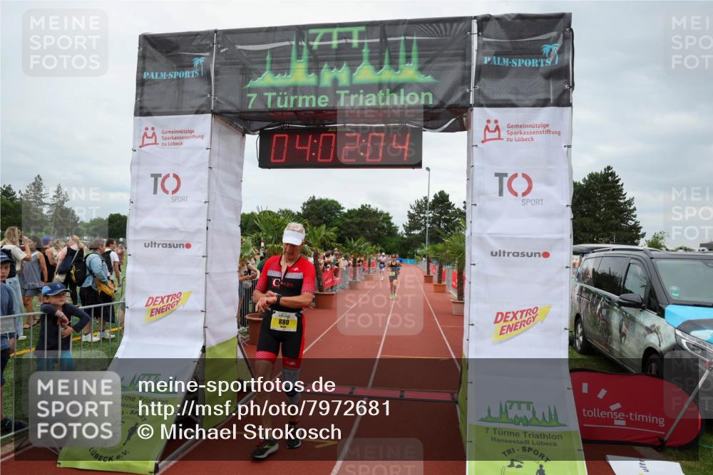 15.06.2025 - 7 Türme Triathlon Michael Strokosch http://msf.ph/oto/7972681 15.06.2025 14:02:04 Ziel 880, 1123, 1149 meine-sportfotos.de