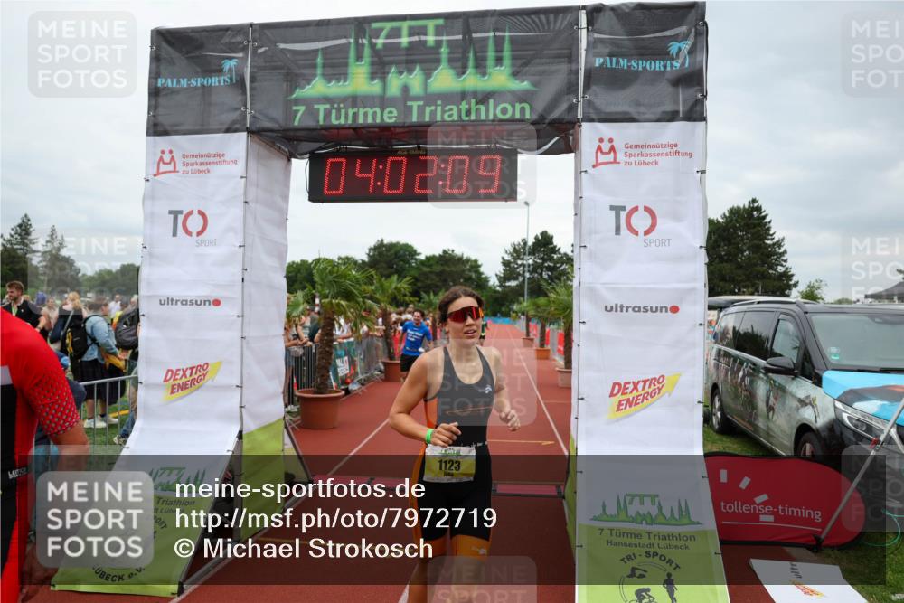 15.06.2025 - 7 Türme Triathlon Michael Strokosch http://msf.ph/oto/7972719 15.06.2025 14:02:08 Ziel 629, 880, 1123, 1142, 1149 meine-sportfotos.de