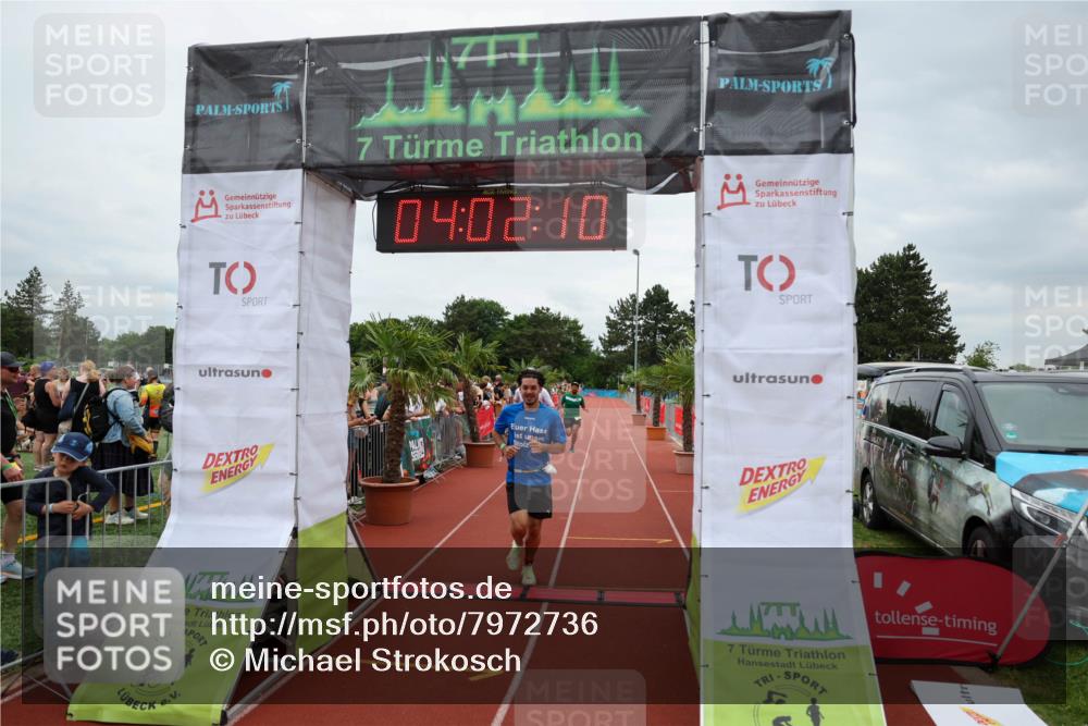 15.06.2025 - 7 Türme Triathlon Michael Strokosch http://msf.ph/oto/7972736 15.06.2025 14:02:10 Ziel 629, 880, 963, 1123, 1142 meine-sportfotos.de