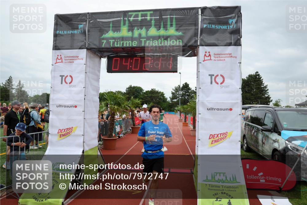 15.06.2025 - 7 Türme Triathlon Michael Strokosch http://msf.ph/oto/7972747 15.06.2025 14:02:10 Ziel 629, 880, 963, 1123, 1142 meine-sportfotos.de