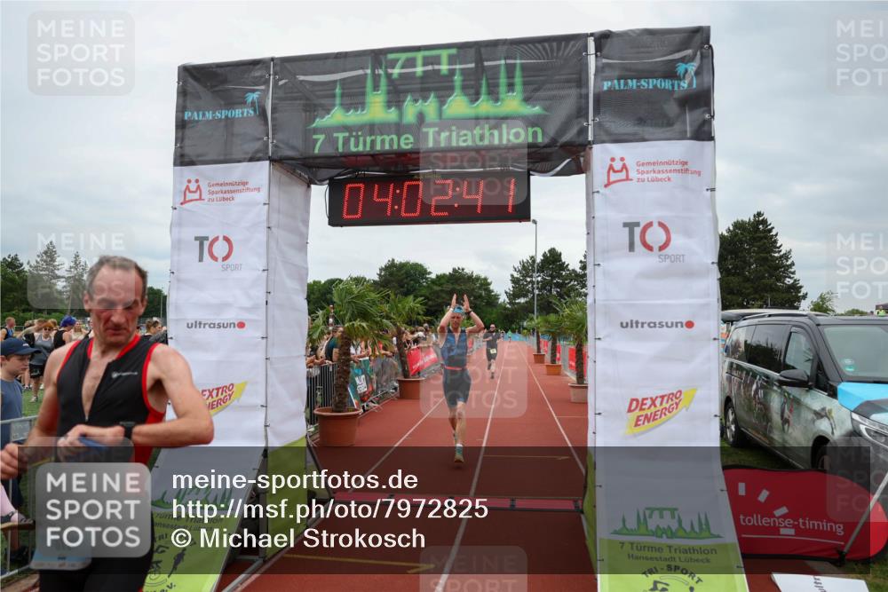 15.06.2025 - 7 Türme Triathlon Michael Strokosch http://msf.ph/oto/7972825 15.06.2025 14:02:41 Ziel 371, 504, 793, 1023 meine-sportfotos.de