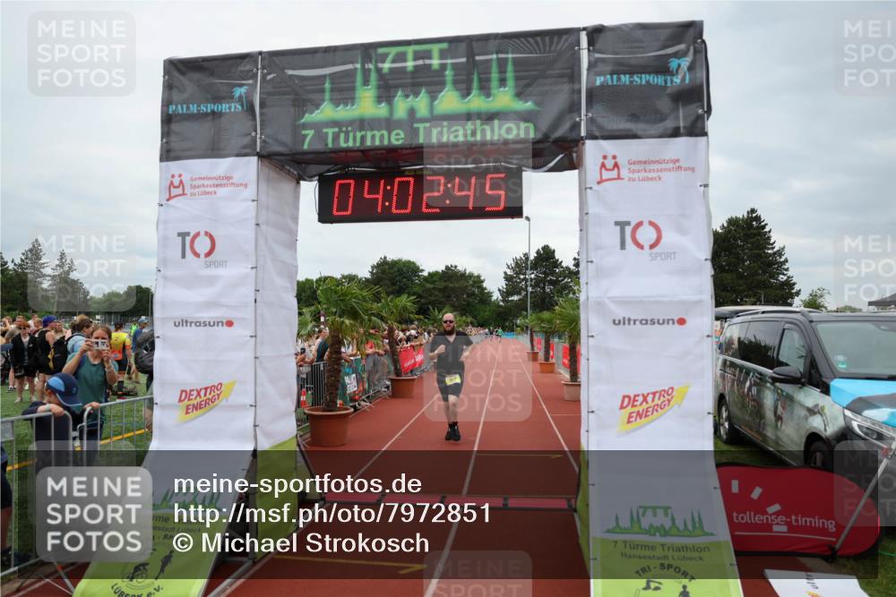 15.06.2025 - 7 Türme Triathlon Michael Strokosch http://msf.ph/oto/7972851 15.06.2025 14:02:44 Ziel 371, 504, 793, 1023 meine-sportfotos.de
