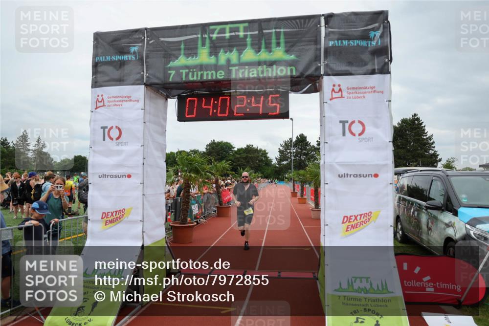 15.06.2025 - 7 Türme Triathlon Michael Strokosch http://msf.ph/oto/7972855 15.06.2025 14:02:44 Ziel 371, 504, 793, 1023 meine-sportfotos.de