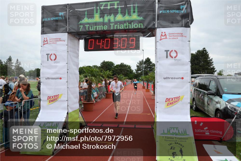 15.06.2025 - 7 Türme Triathlon Michael Strokosch http://msf.ph/oto/7972956 15.06.2025 14:03:09 Ziel 366, 709, 727, 786, 1088 meine-sportfotos.de