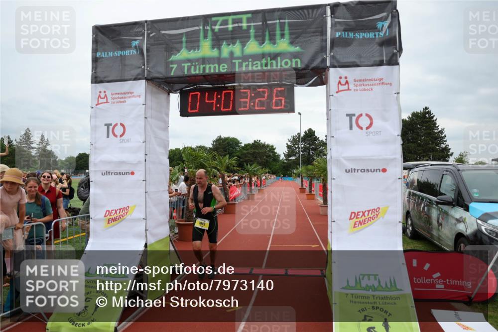 15.06.2025 - 7 Türme Triathlon Michael Strokosch http://msf.ph/oto/7973140 15.06.2025 14:03:26 Ziel 773, 1049 meine-sportfotos.de