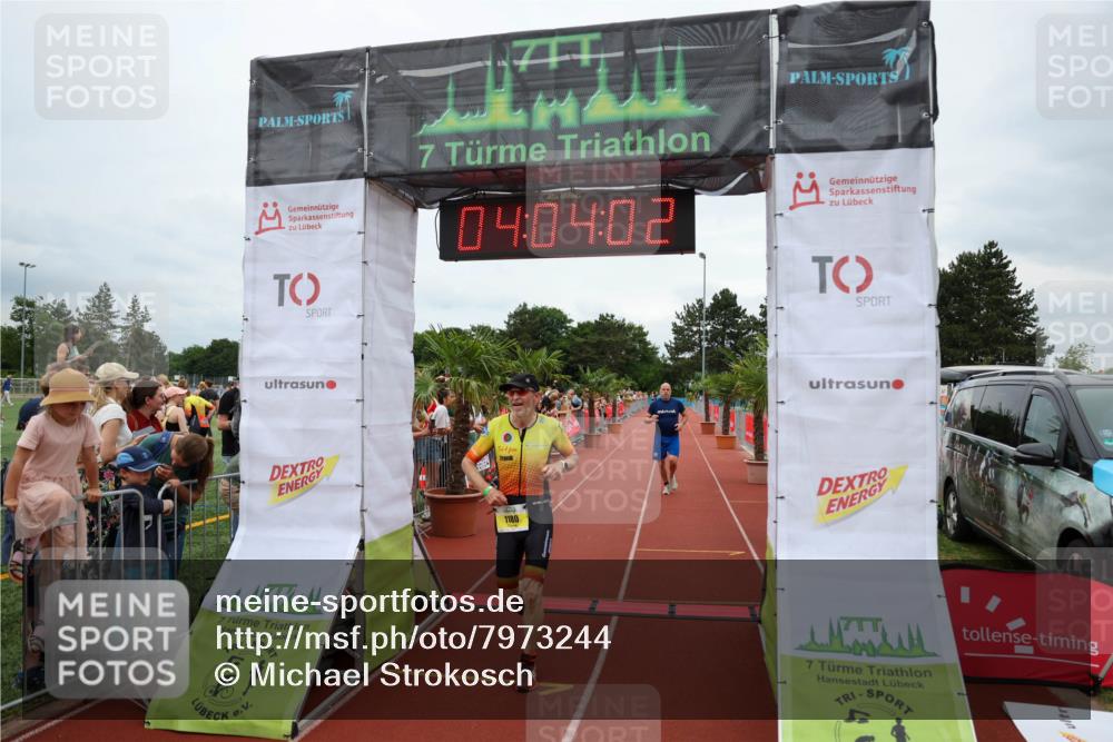 15.06.2025 - 7 Türme Triathlon Michael Strokosch http://msf.ph/oto/7973244 15.06.2025 14:04:02 Ziel 192, 561, 1180 meine-sportfotos.de
