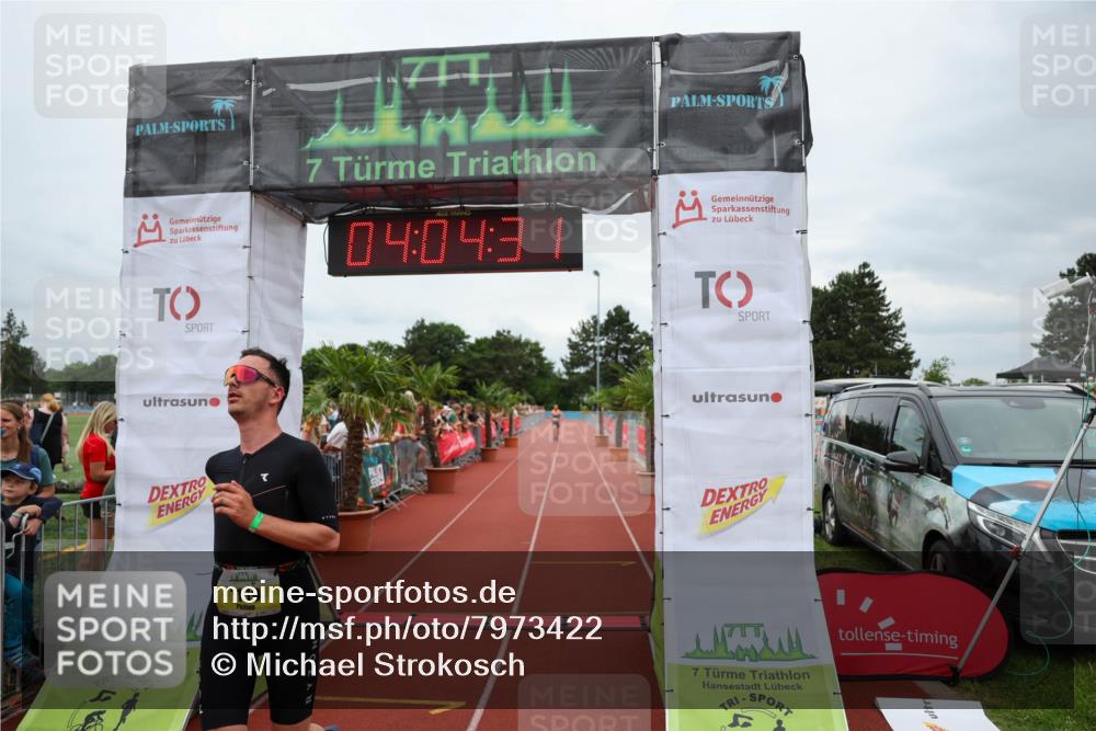 15.06.2025 - 7 Türme Triathlon Michael Strokosch http://msf.ph/oto/7973422 15.06.2025 14:04:31 Ziel 605, 988, 1169 meine-sportfotos.de