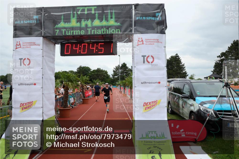 15.06.2025 - 7 Türme Triathlon Michael Strokosch http://msf.ph/oto/7973479 15.06.2025 14:04:51 Ziel 630, 837 meine-sportfotos.de