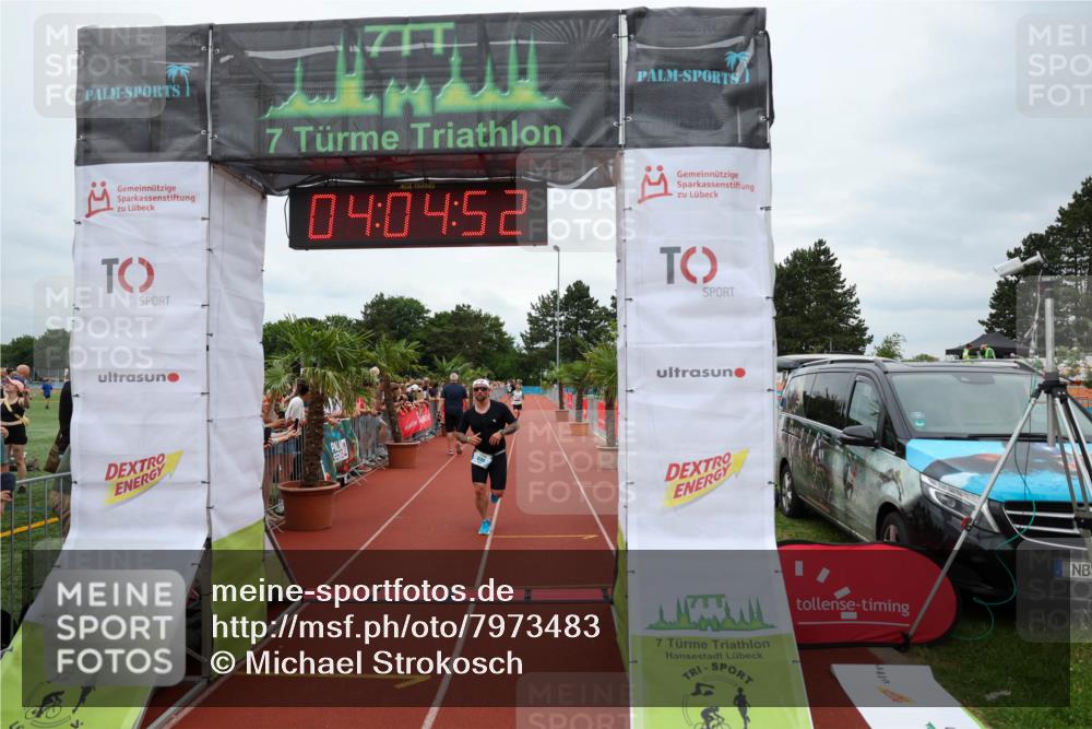 15.06.2025 - 7 Türme Triathlon Michael Strokosch http://msf.ph/oto/7973483 15.06.2025 14:04:51 Ziel 630, 837 meine-sportfotos.de