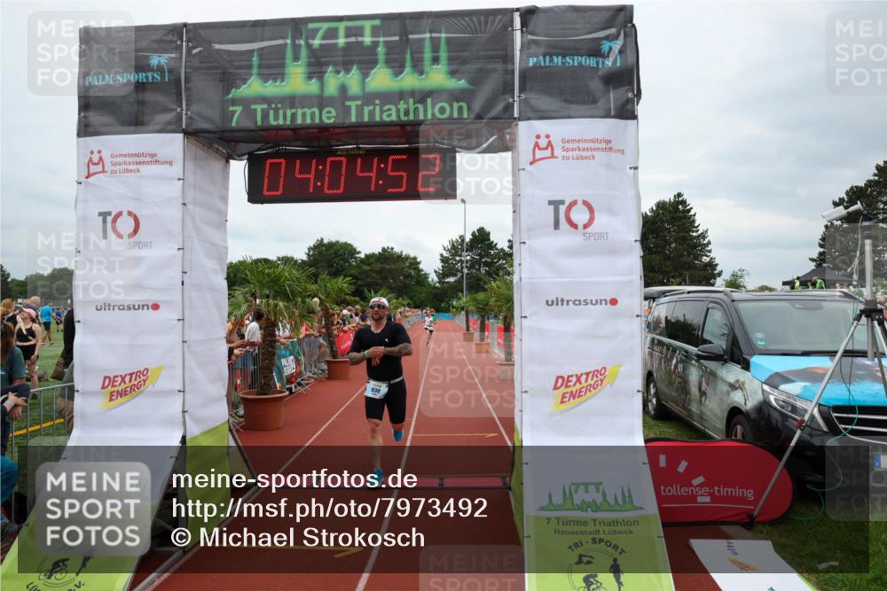 15.06.2025 - 7 Türme Triathlon Michael Strokosch http://msf.ph/oto/7973492 15.06.2025 14:04:52 Ziel 630, 837 meine-sportfotos.de