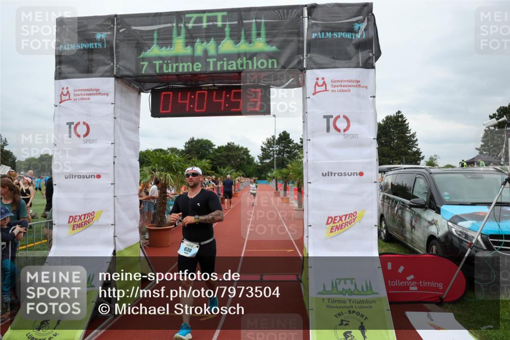 15.06.2025 - 7 Türme Triathlon Michael Strokosch http://msf.ph/oto/7973504 15.06.2025 14:04:53 Ziel 630, 837 meine-sportfotos.de