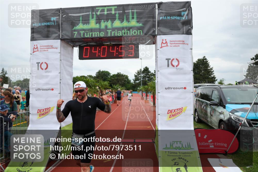 15.06.2025 - 7 Türme Triathlon Michael Strokosch http://msf.ph/oto/7973511 15.06.2025 14:04:53 Ziel 630, 837 meine-sportfotos.de