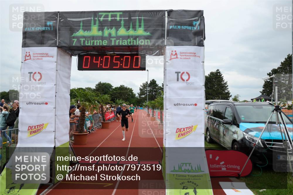 15.06.2025 - 7 Türme Triathlon Michael Strokosch http://msf.ph/oto/7973519 15.06.2025 14:05:00 Ziel 439, 630, 837, 1024 meine-sportfotos.de