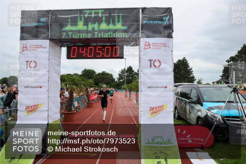 15.06.2025 - 7 Türme Triathlon Michael Strokosch http://msf.ph/oto/7973523 15.06.2025 14:05:00 Ziel 439, 630, 837, 1024 meine-sportfotos.de