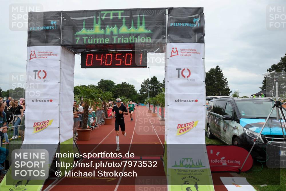 15.06.2025 - 7 Türme Triathlon Michael Strokosch http://msf.ph/oto/7973532 15.06.2025 14:05:00 Ziel 439, 630, 837, 1024 meine-sportfotos.de