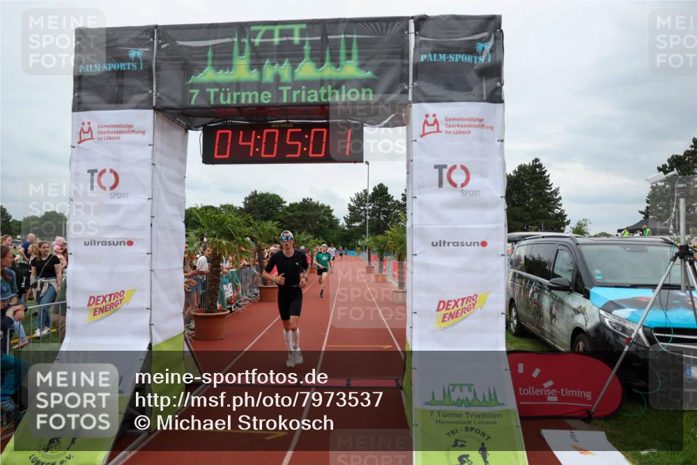 15.06.2025 - 7 Türme Triathlon Michael Strokosch http://msf.ph/oto/7973537 15.06.2025 14:05:00 Ziel 439, 630, 837, 1024 meine-sportfotos.de
