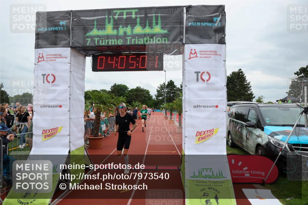 15.06.2025 - 7 Türme Triathlon Michael Strokosch http://msf.ph/oto/7973540 15.06.2025 14:05:01 Ziel 439, 837, 1024 meine-sportfotos.de