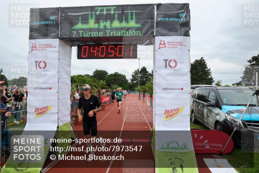 15.06.2025 - 7 Türme Triathlon Michael Strokosch http://msf.ph/oto/7973547 15.06.2025 14:05:01 Ziel 439, 837, 1024 meine-sportfotos.de