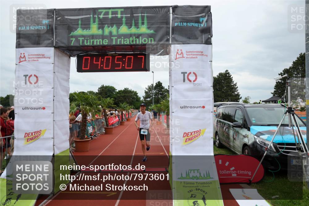 15.06.2025 - 7 Türme Triathlon Michael Strokosch http://msf.ph/oto/7973601 15.06.2025 14:05:07 Ziel 439, 465, 1024 meine-sportfotos.de