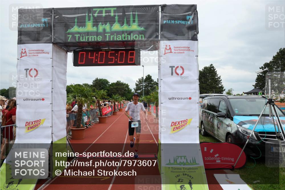 15.06.2025 - 7 Türme Triathlon Michael Strokosch http://msf.ph/oto/7973607 15.06.2025 14:05:07 Ziel 439, 465, 1024 meine-sportfotos.de