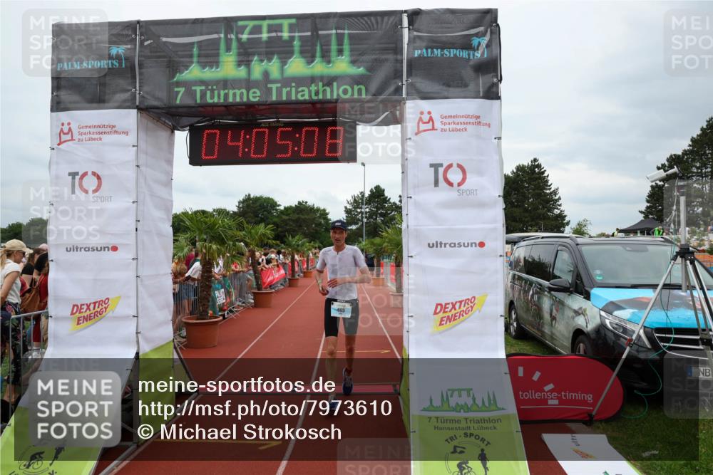 15.06.2025 - 7 Türme Triathlon Michael Strokosch http://msf.ph/oto/7973610 15.06.2025 14:05:08 Ziel 439, 465, 1024 meine-sportfotos.de