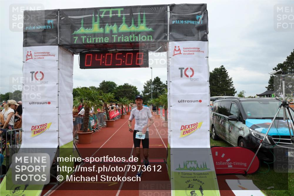 15.06.2025 - 7 Türme Triathlon Michael Strokosch http://msf.ph/oto/7973612 15.06.2025 14:05:08 Ziel 439, 465, 1024 meine-sportfotos.de