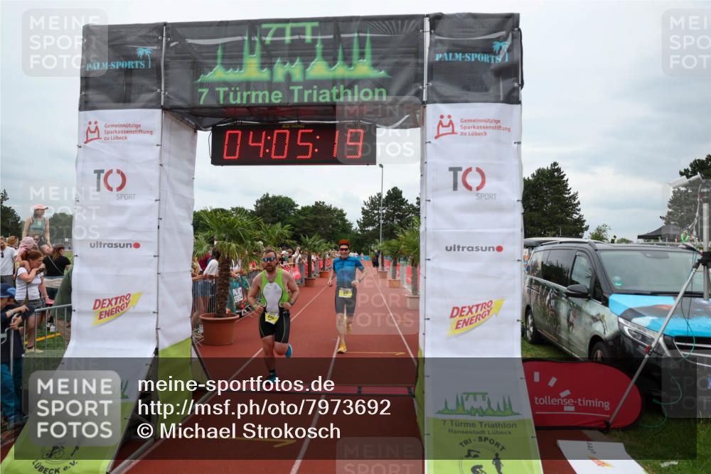 15.06.2025 - 7 Türme Triathlon Michael Strokosch http://msf.ph/oto/7973692 15.06.2025 14:05:19 Ziel 846, 974, 1097 meine-sportfotos.de
