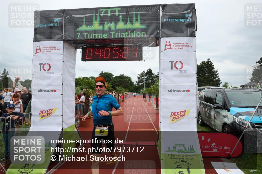 15.06.2025 - 7 Türme Triathlon Michael Strokosch http://msf.ph/oto/7973712 15.06.2025 14:05:21 Ziel 846, 974, 1097 meine-sportfotos.de