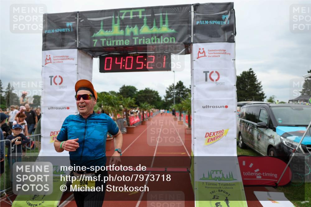 15.06.2025 - 7 Türme Triathlon Michael Strokosch http://msf.ph/oto/7973718 15.06.2025 14:05:21 Ziel 846, 974, 1097 meine-sportfotos.de
