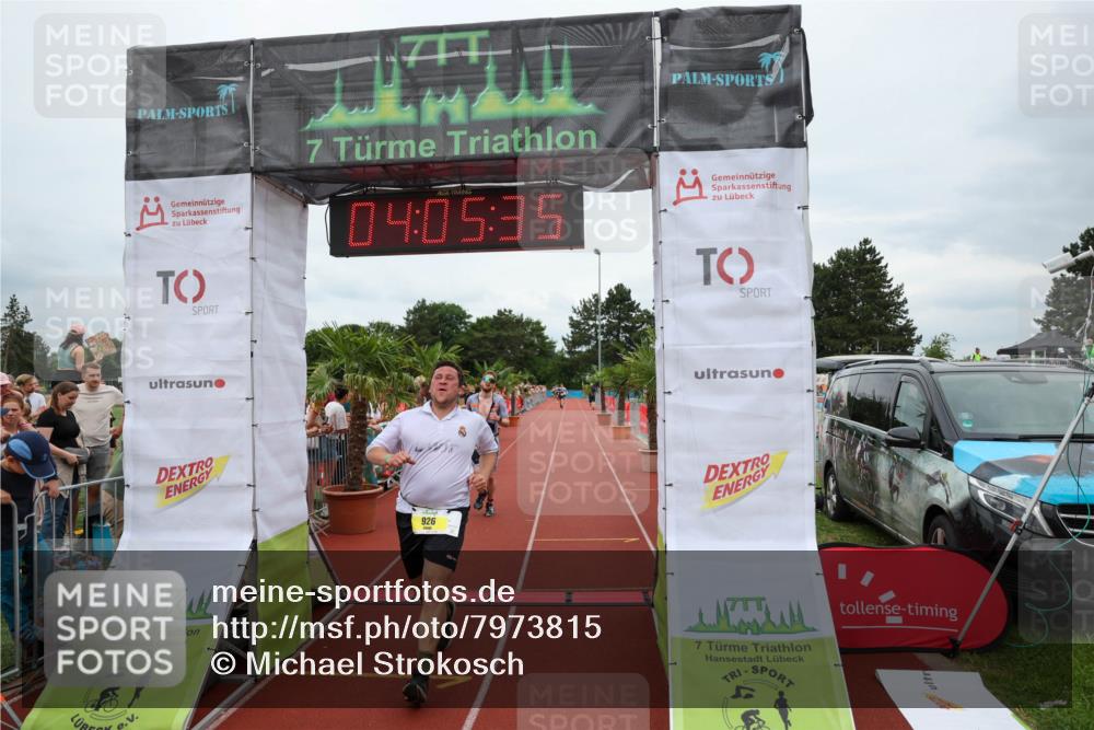 15.06.2025 - 7 Türme Triathlon Michael Strokosch http://msf.ph/oto/7973815 15.06.2025 14:05:34 Ziel 757, 926, 1139, 1144 meine-sportfotos.de