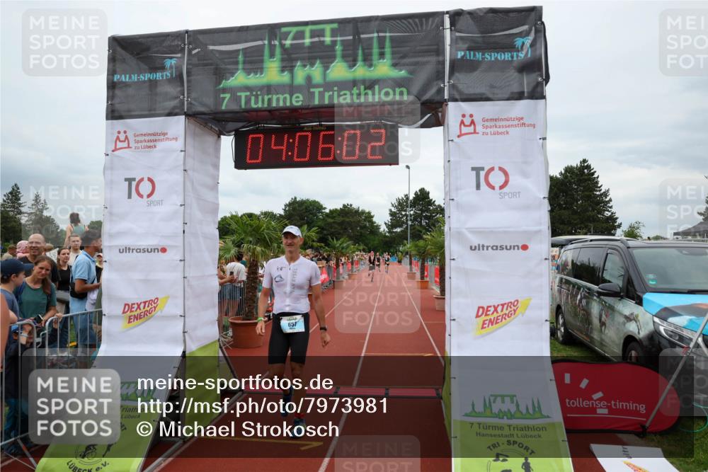 15.06.2025 - 7 Türme Triathlon Michael Strokosch http://msf.ph/oto/7973981 15.06.2025 14:06:02 Ziel 599, 633, 657 meine-sportfotos.de