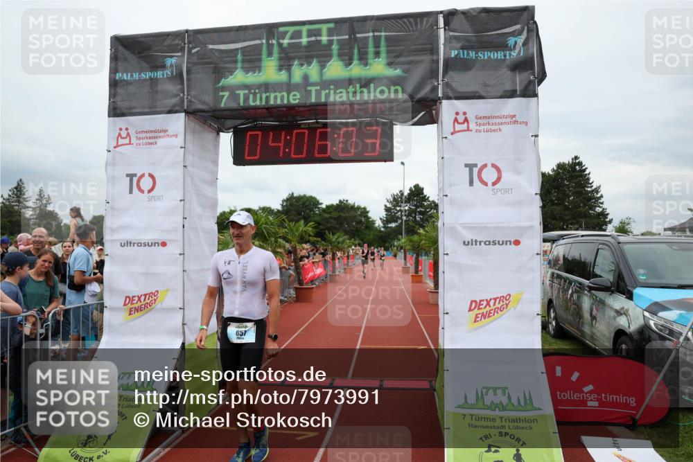 15.06.2025 - 7 Türme Triathlon Michael Strokosch http://msf.ph/oto/7973991 15.06.2025 14:06:02 Ziel 599, 633, 657 meine-sportfotos.de