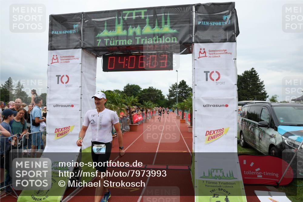 15.06.2025 - 7 Türme Triathlon Michael Strokosch http://msf.ph/oto/7973993 15.06.2025 14:06:02 Ziel 599, 633, 657 meine-sportfotos.de