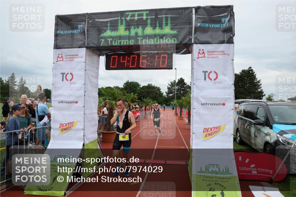 15.06.2025 - 7 Türme Triathlon Michael Strokosch http://msf.ph/oto/7974029 15.06.2025 14:06:10 Ziel 743, 1044, 1136 meine-sportfotos.de