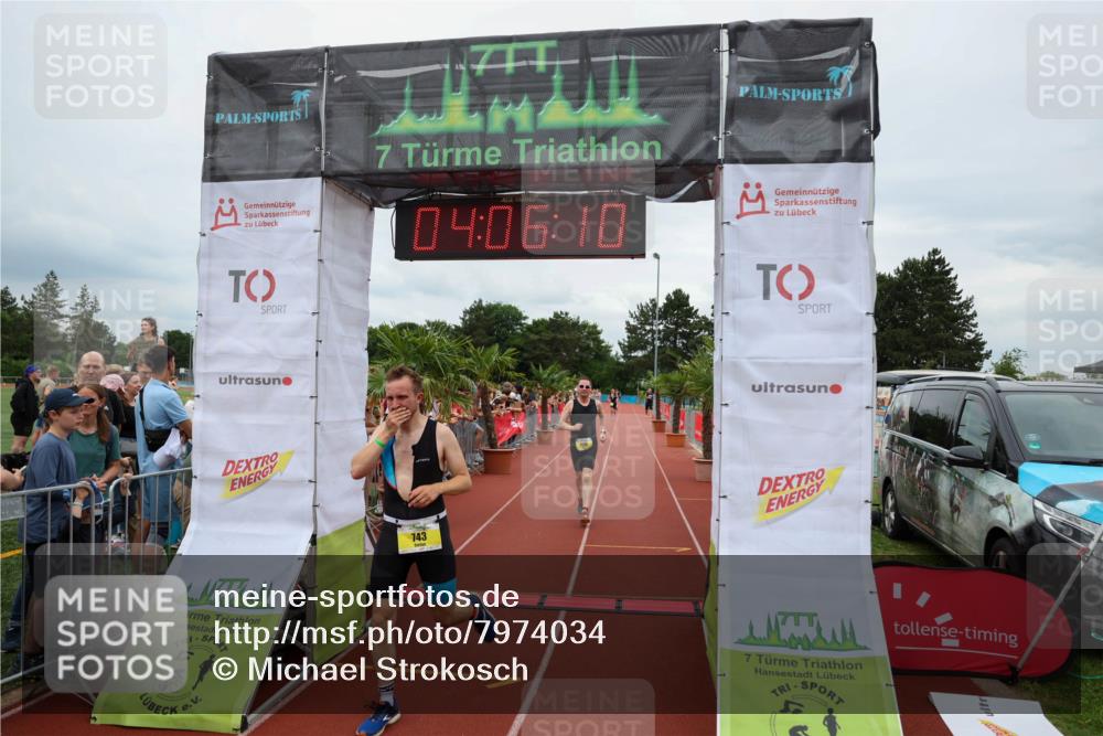 15.06.2025 - 7 Türme Triathlon Michael Strokosch http://msf.ph/oto/7974034 15.06.2025 14:06:10 Ziel 743, 1044, 1136 meine-sportfotos.de