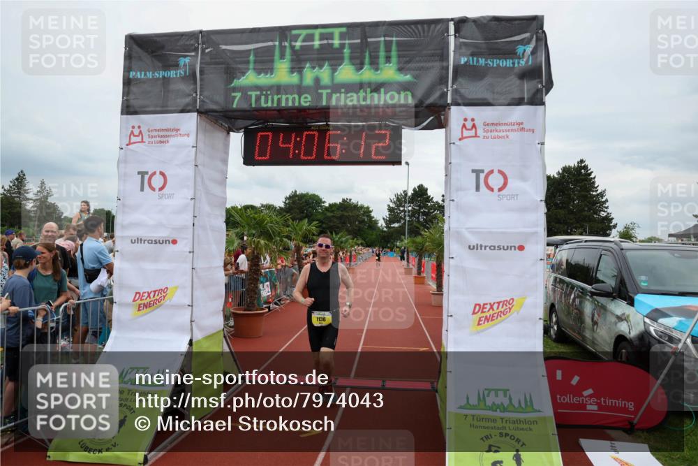 15.06.2025 - 7 Türme Triathlon Michael Strokosch http://msf.ph/oto/7974043 15.06.2025 14:06:12 Ziel 743, 1044, 1136 meine-sportfotos.de