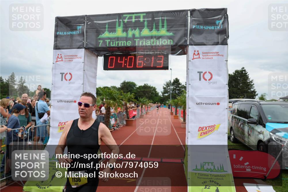 15.06.2025 - 7 Türme Triathlon Michael Strokosch http://msf.ph/oto/7974059 15.06.2025 14:06:13 Ziel 743, 1044, 1136 meine-sportfotos.de
