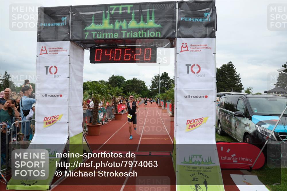 15.06.2025 - 7 Türme Triathlon Michael Strokosch http://msf.ph/oto/7974063 15.06.2025 14:06:20 Ziel 1187 meine-sportfotos.de