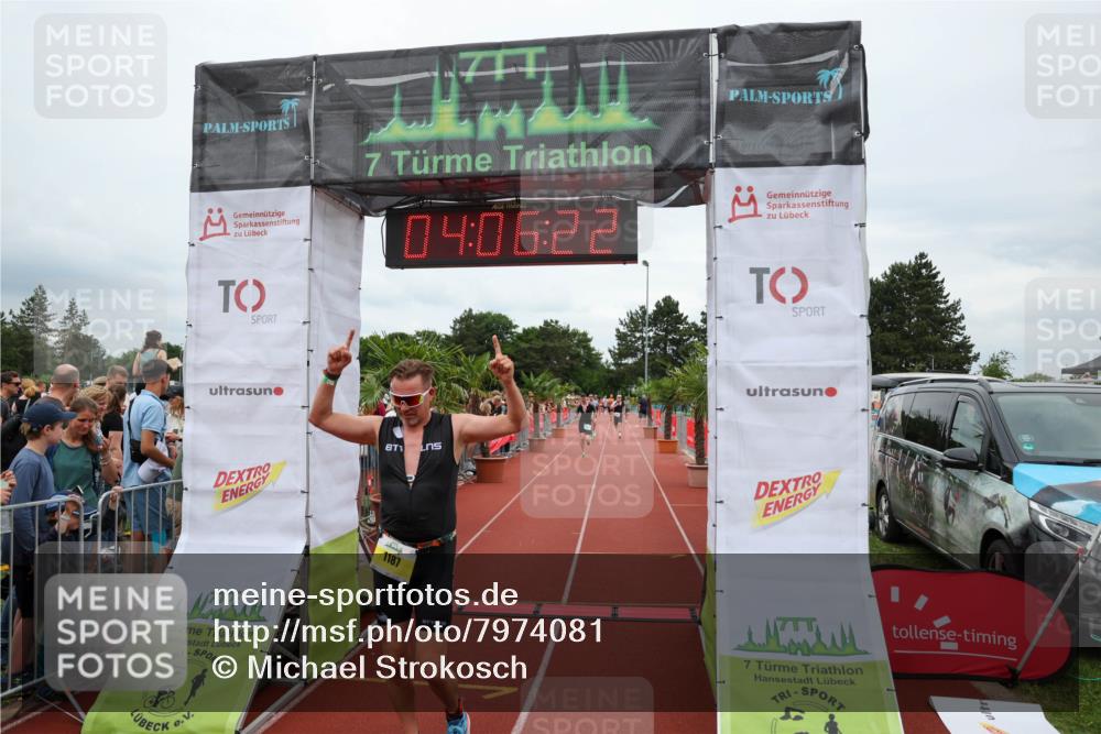 15.06.2025 - 7 Türme Triathlon Michael Strokosch http://msf.ph/oto/7974081 15.06.2025 14:06:21 Ziel 196, 370, 989, 1187 meine-sportfotos.de