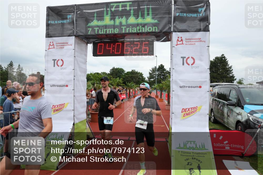 15.06.2025 - 7 Türme Triathlon Michael Strokosch http://msf.ph/oto/7974123 15.06.2025 14:06:26 Ziel 196, 370, 989, 1130, 1187 meine-sportfotos.de