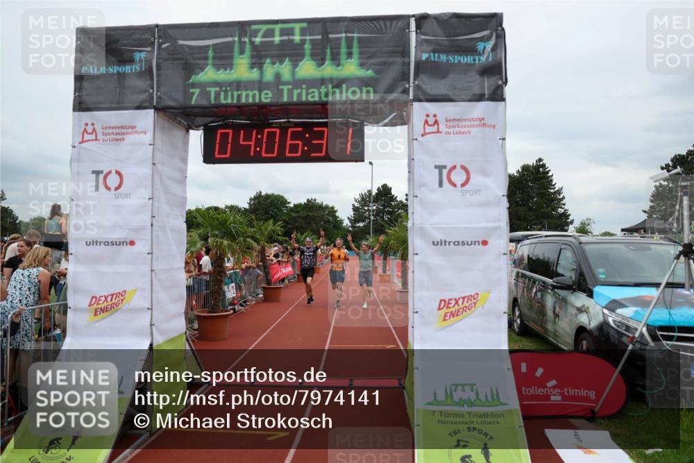 15.06.2025 - 7 Türme Triathlon Michael Strokosch http://msf.ph/oto/7974141 15.06.2025 14:06:30 Ziel 196, 370, 989, 1130 meine-sportfotos.de