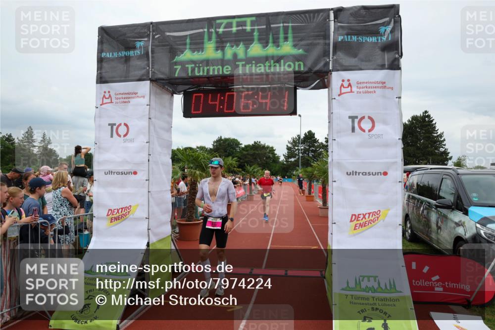 15.06.2025 - 7 Türme Triathlon Michael Strokosch http://msf.ph/oto/7974224 15.06.2025 14:06:41 Ziel 311, 807, 1074 meine-sportfotos.de