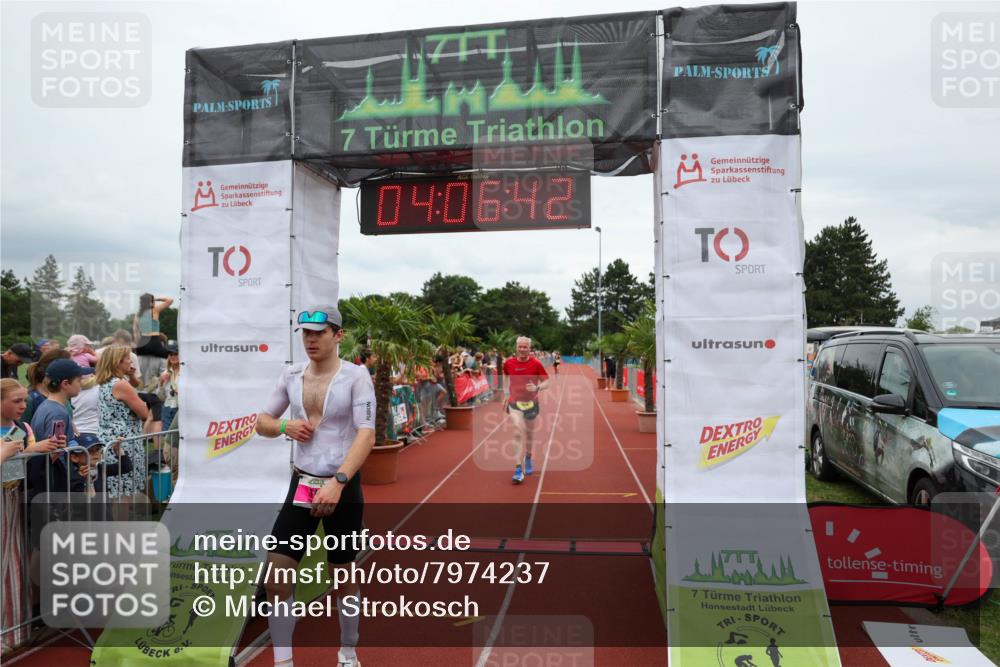 15.06.2025 - 7 Türme Triathlon Michael Strokosch http://msf.ph/oto/7974237 15.06.2025 14:06:42 Ziel 311, 807, 1074 meine-sportfotos.de