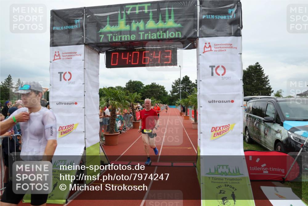 15.06.2025 - 7 Türme Triathlon Michael Strokosch http://msf.ph/oto/7974247 15.06.2025 14:06:43 Ziel 311, 807, 1074 meine-sportfotos.de