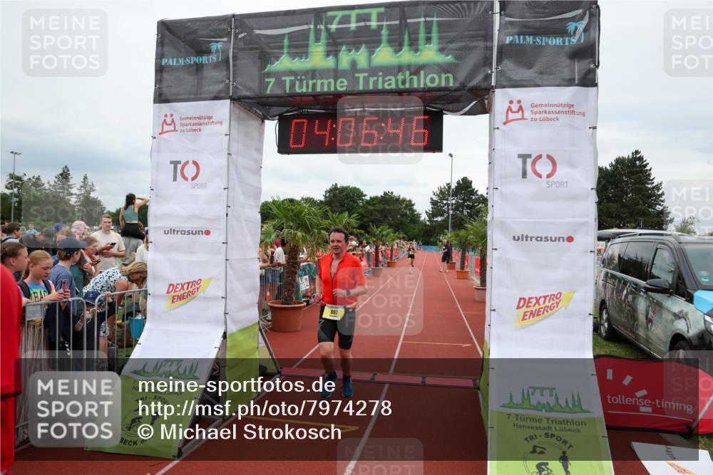 15.06.2025 - 7 Türme Triathlon Michael Strokosch http://msf.ph/oto/7974278 15.06.2025 14:06:46 Ziel 311, 807, 928, 1074 meine-sportfotos.de