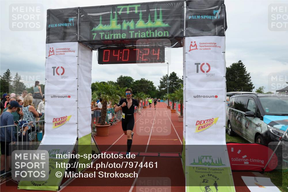 15.06.2025 - 7 Türme Triathlon Michael Strokosch http://msf.ph/oto/7974461 15.06.2025 14:07:24 Ziel 667, 1063 meine-sportfotos.de